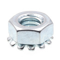 Prime-Line Lock Nut, 1/4"-20, Steel, Zinc Plated, 50 PK 9118861